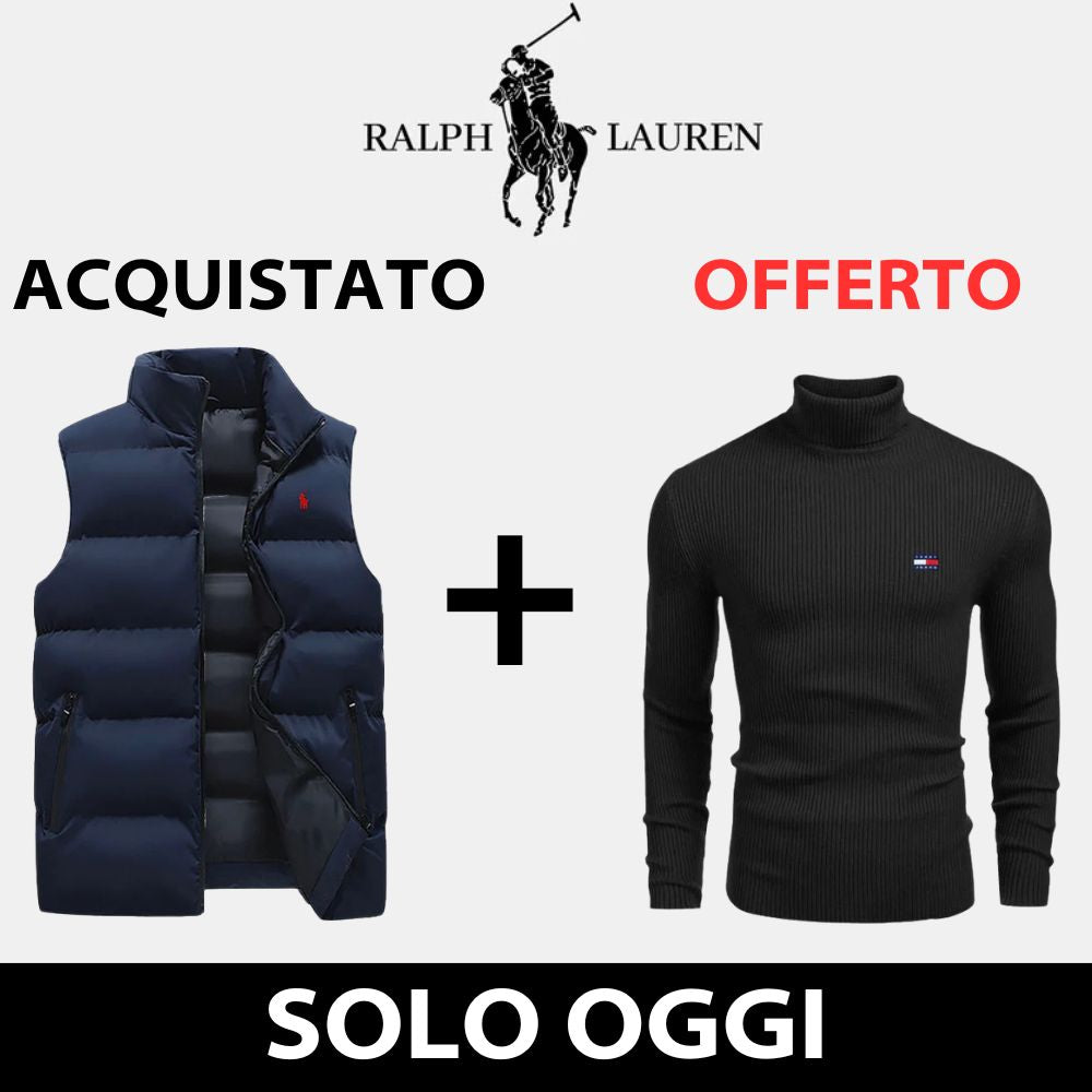 Gilet R&L + Maglione in Omaggio (SVUOTAMENTO MAGAZZINO)