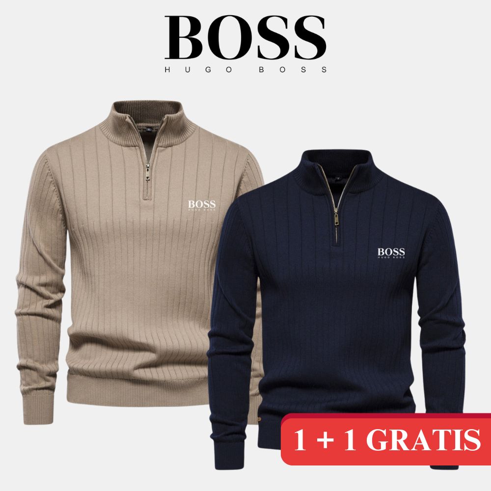 Maglione con Collo a Zip 1+1 (SVUOTAMENTO MAGAZZINO)