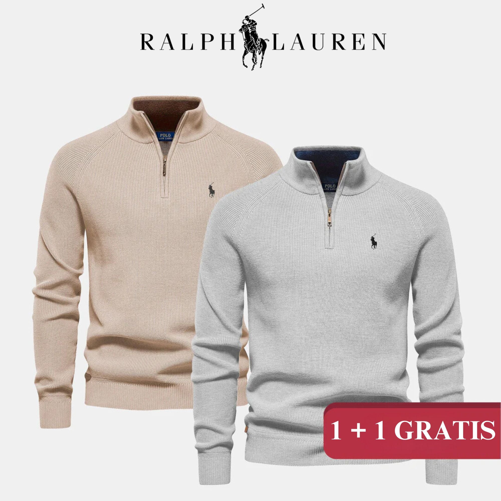 Maglione con Collo a Zip R&L | Acquista 1, Ottieni 1 Gratis (OFFERTA DI SVENDITA)