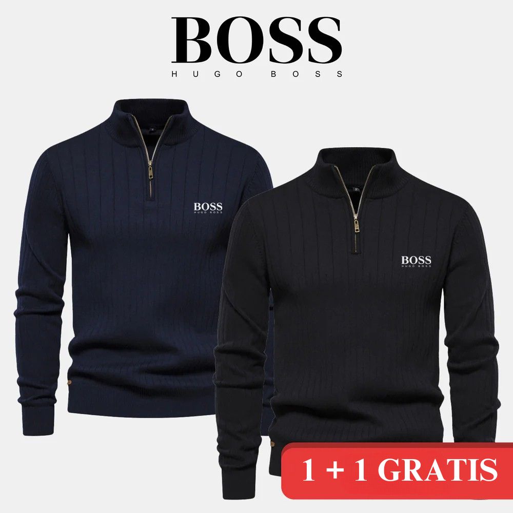 Maglione con Collo a Zip 1+1 (SVUOTAMENTO MAGAZZINO)