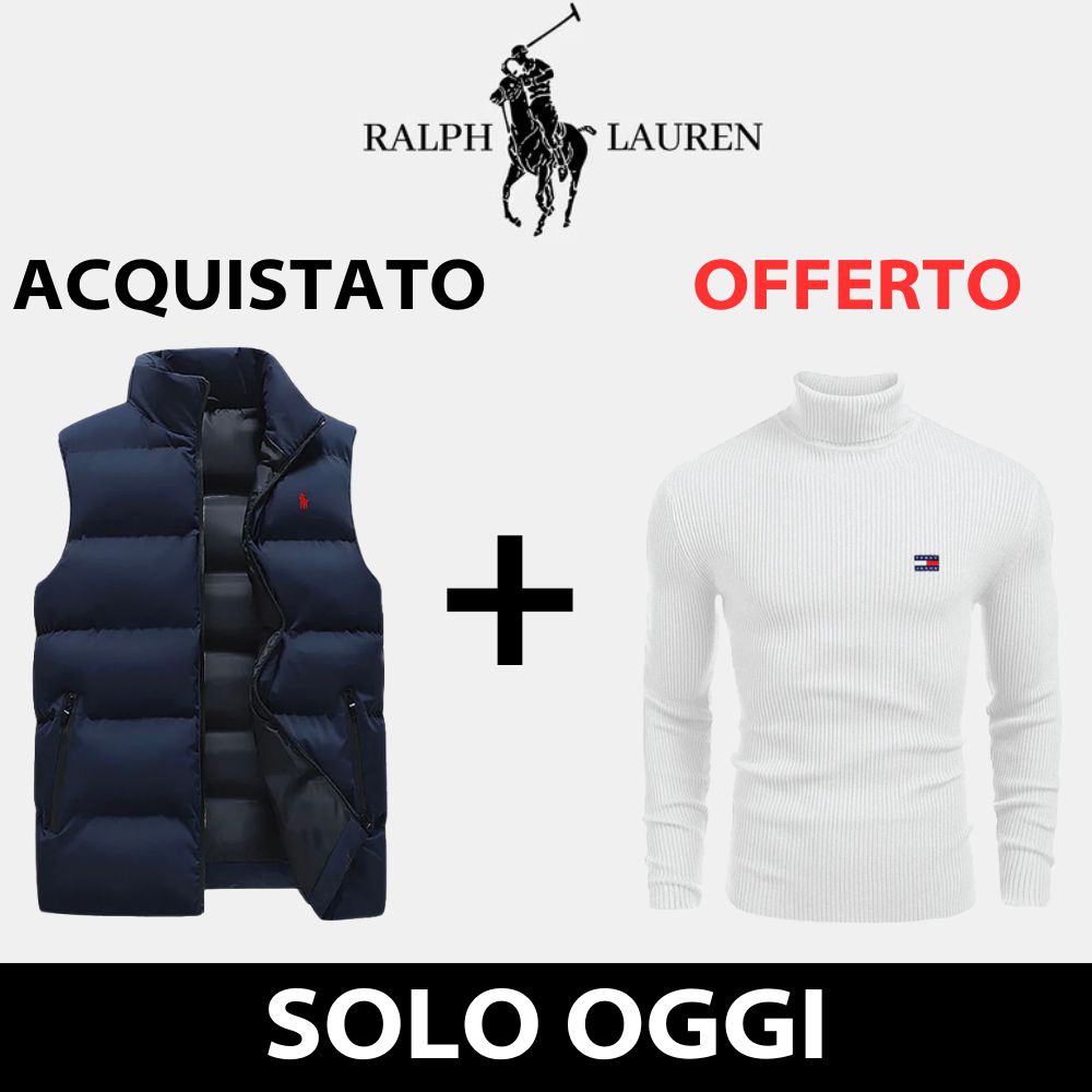 Gilet R&L + Maglione in Omaggio (SVUOTAMENTO MAGAZZINO)