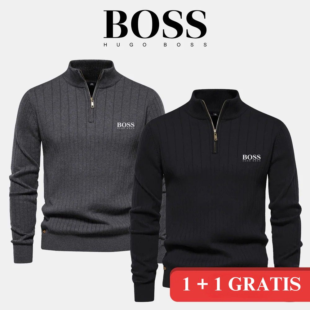 Maglione con Collo a Zip 1+1 (SVUOTAMENTO MAGAZZINO)