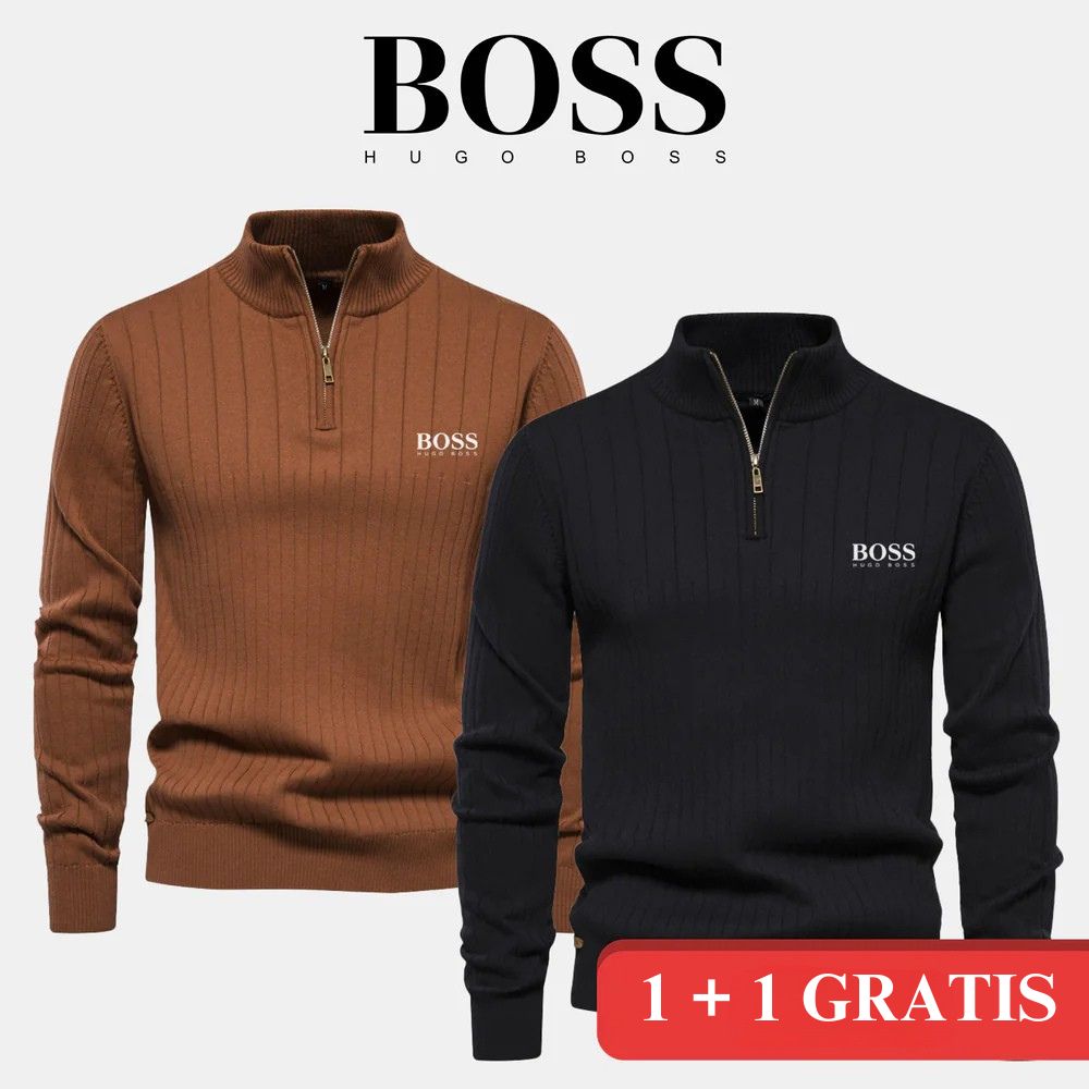 Maglione con Collo a Zip 1+1 (SVUOTAMENTO MAGAZZINO)